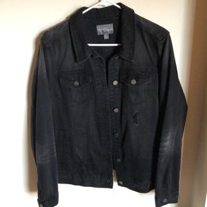 Black jean jacket